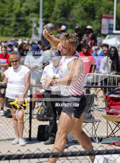 Thumbnail 3 in Class 4 Shot Put (MSHSAA State Championship) photogallery.
