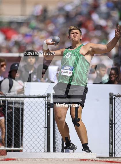 Thumbnail 1 in Class 4 Shot Put (MSHSAA State Championship) photogallery.