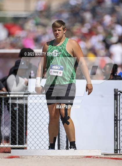 Thumbnail 3 in Class 4 Shot Put (MSHSAA State Championship) photogallery.