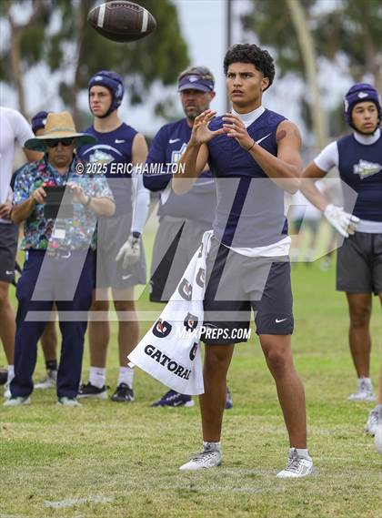 Thumbnail 2 in St. John Bosco vs Oaks Christian (Battle at the Beach) photogallery.