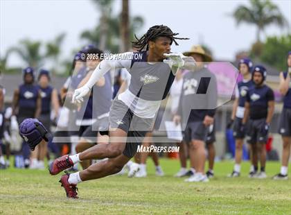 Thumbnail 1 in St. John Bosco vs Oaks Christian (Battle at the Beach) photogallery.
