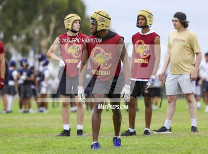 Thumbnail 2 in St. John Bosco vs Oaks Christian (Battle at the Beach) photogallery.