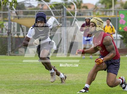 Thumbnail 1 in St. John Bosco vs Oaks Christian (Battle at the Beach) photogallery.
