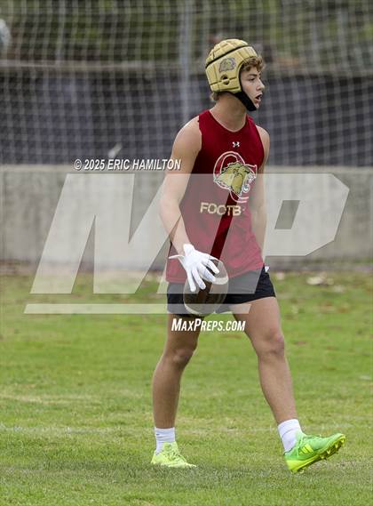 Thumbnail 1 in St. John Bosco vs Oaks Christian (Battle at the Beach) photogallery.