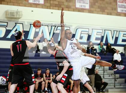 Thumbnail 1 in Shalhevet vs  St. Genevieve photogallery.