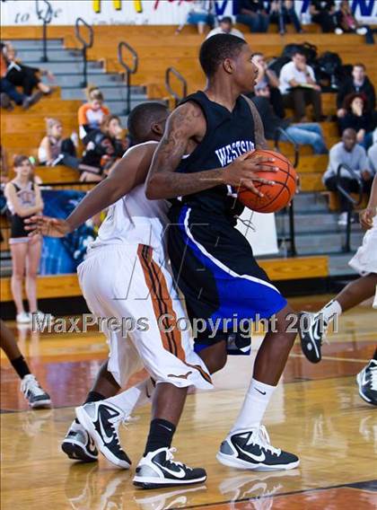 Thumbnail 1 in Dobie vs. Westside (McDonald's Texas Invitational) photogallery.