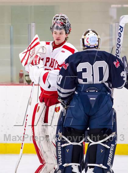 Thumbnail 2 in St. Paul's vs Kent School (Avon Old Farms Christmas Classic Final) photogallery.