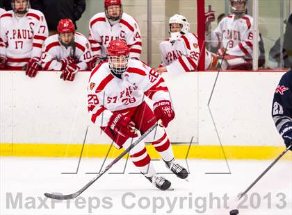 Thumbnail 3 in St. Paul's vs Kent School (Avon Old Farms Christmas Classic Final) photogallery.