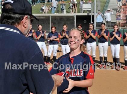 Thumbnail 2 in La Salle vs. Marymount (CIF SS D6 Final) photogallery.