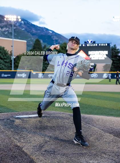 Thumbnail 2 in Lehi vs. Riverton (UHSAA 6A Bracket Play) photogallery.