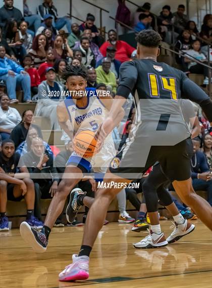 Thumbnail 3 in Moravian Prep vs. Word of God Christian Academy (Hoopstate MLK Classic - Kinston) photogallery.
