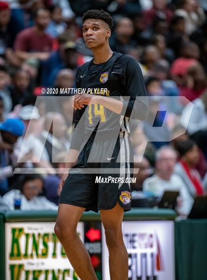 Thumbnail 3 in Moravian Prep vs. Word of God Christian Academy (Hoopstate MLK Classic - Kinston) photogallery.