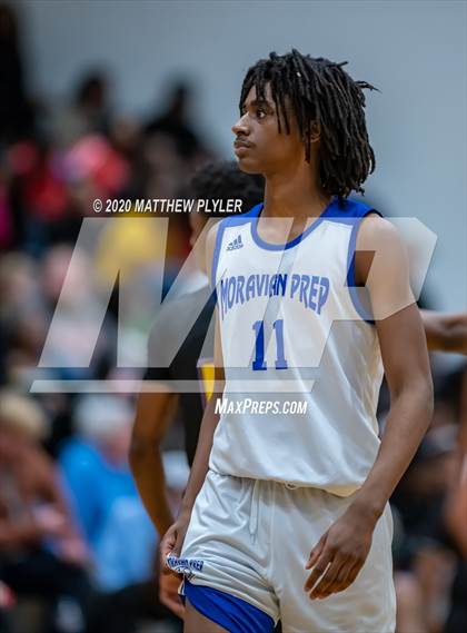 Thumbnail 3 in Moravian Prep vs. Word of God Christian Academy (Hoopstate MLK Classic - Kinston) photogallery.