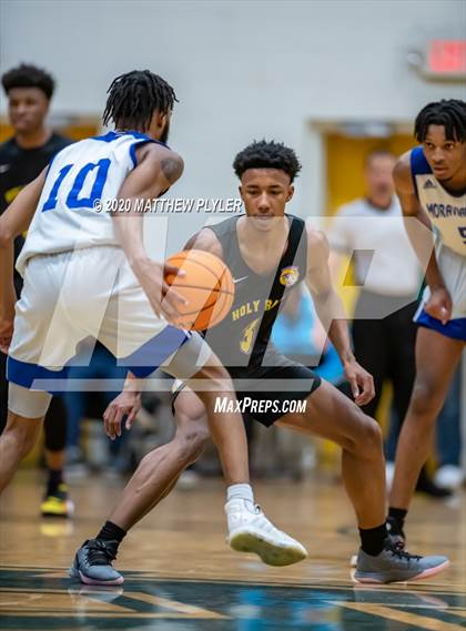 Thumbnail 1 in Moravian Prep vs. Word of God Christian Academy (Hoopstate MLK Classic - Kinston) photogallery.
