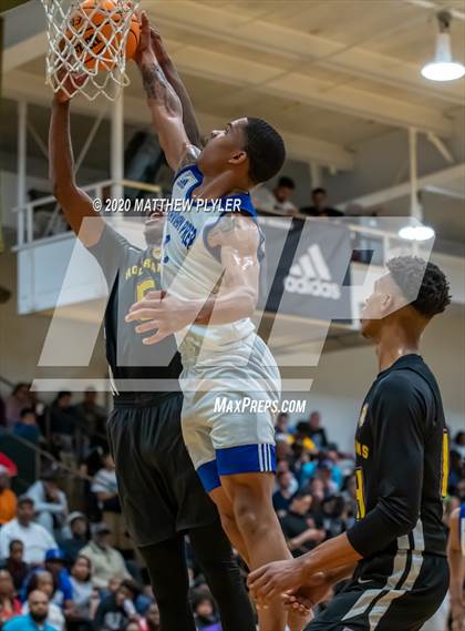 Thumbnail 3 in Moravian Prep vs. Word of God Christian Academy (Hoopstate MLK Classic - Kinston) photogallery.