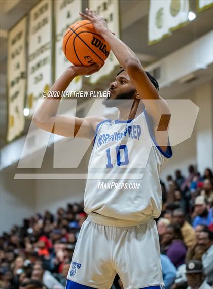 Thumbnail 1 in Moravian Prep vs. Word of God Christian Academy (Hoopstate MLK Classic - Kinston) photogallery.