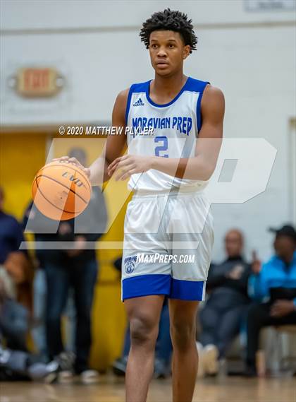 Thumbnail 1 in Moravian Prep vs. Word of God Christian Academy (Hoopstate MLK Classic - Kinston) photogallery.