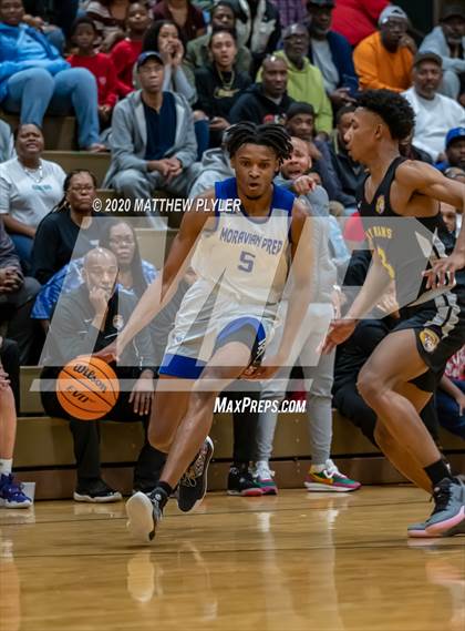 Thumbnail 3 in Moravian Prep vs. Word of God Christian Academy (Hoopstate MLK Classic - Kinston) photogallery.
