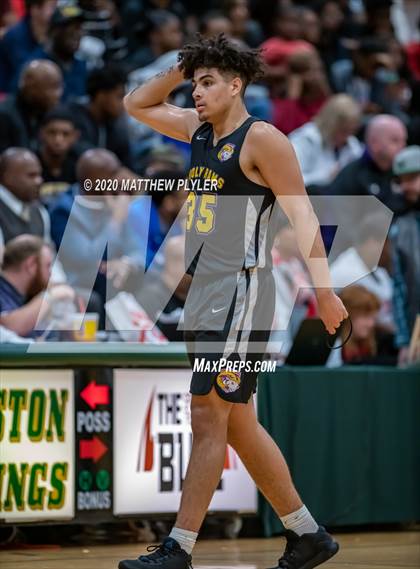 Thumbnail 1 in Moravian Prep vs. Word of God Christian Academy (Hoopstate MLK Classic - Kinston) photogallery.