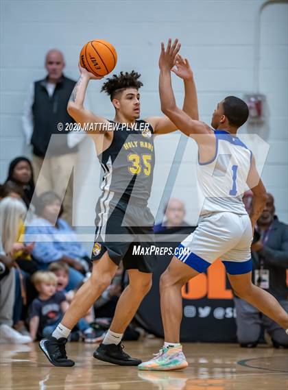 Thumbnail 2 in Moravian Prep vs. Word of God Christian Academy (Hoopstate MLK Classic - Kinston) photogallery.