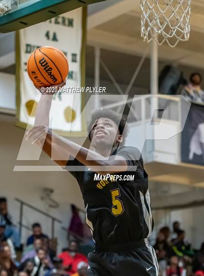 Thumbnail 1 in Moravian Prep vs. Word of God Christian Academy (Hoopstate MLK Classic - Kinston) photogallery.