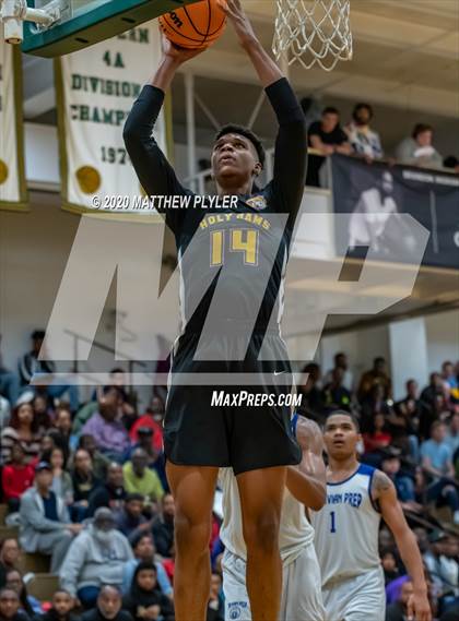 Thumbnail 3 in Moravian Prep vs. Word of God Christian Academy (Hoopstate MLK Classic - Kinston) photogallery.