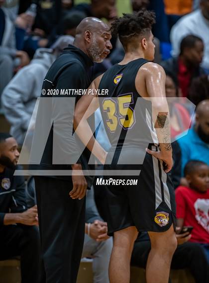 Thumbnail 1 in Moravian Prep vs. Word of God Christian Academy (Hoopstate MLK Classic - Kinston) photogallery.