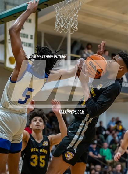 Thumbnail 1 in Moravian Prep vs. Word of God Christian Academy (Hoopstate MLK Classic - Kinston) photogallery.