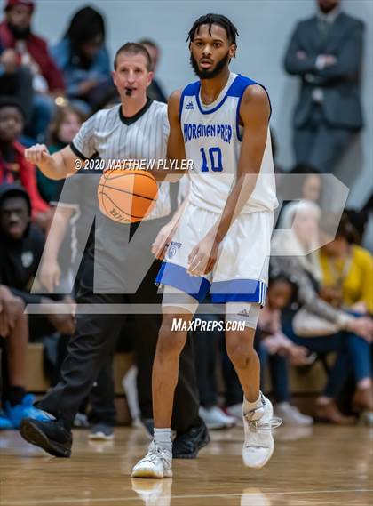 Thumbnail 3 in Moravian Prep vs. Word of God Christian Academy (Hoopstate MLK Classic - Kinston) photogallery.