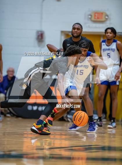 Thumbnail 2 in Moravian Prep vs. Word of God Christian Academy (Hoopstate MLK Classic - Kinston) photogallery.