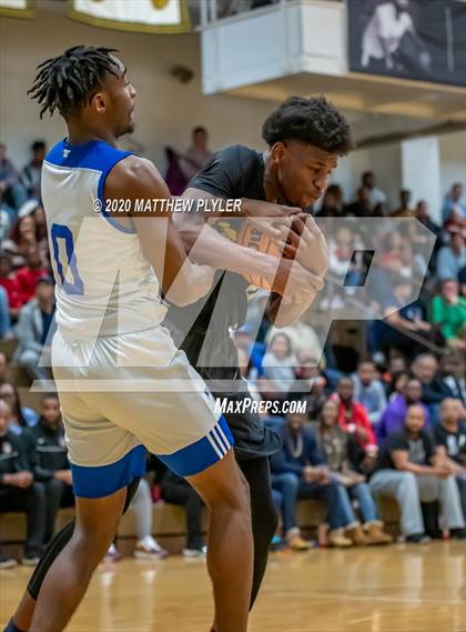 Thumbnail 1 in Moravian Prep vs. Word of God Christian Academy (Hoopstate MLK Classic - Kinston) photogallery.
