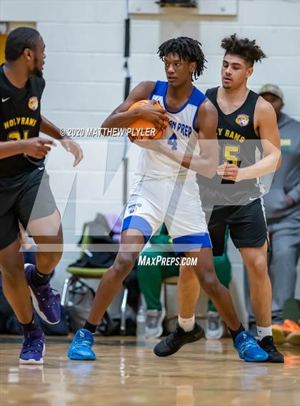 Thumbnail 1 in Moravian Prep vs. Word of God Christian Academy (Hoopstate MLK Classic - Kinston) photogallery.