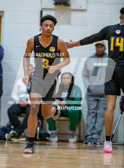 Thumbnail 1 in Moravian Prep vs. Word of God Christian Academy (Hoopstate MLK Classic - Kinston) photogallery.