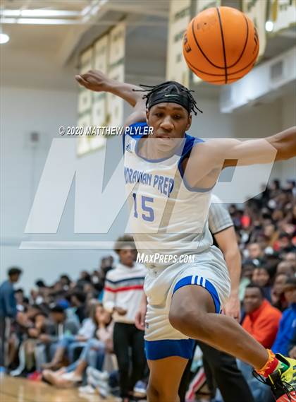 Thumbnail 1 in Moravian Prep vs. Word of God Christian Academy (Hoopstate MLK Classic - Kinston) photogallery.