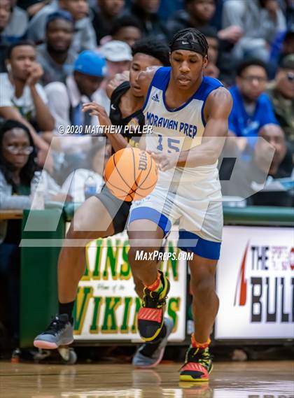 Thumbnail 3 in Moravian Prep vs. Word of God Christian Academy (Hoopstate MLK Classic - Kinston) photogallery.