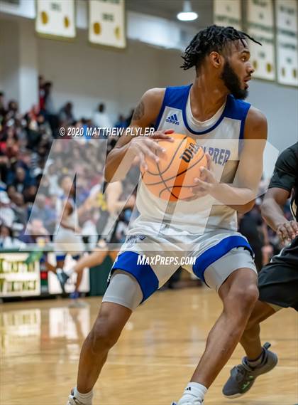 Thumbnail 1 in Moravian Prep vs. Word of God Christian Academy (Hoopstate MLK Classic - Kinston) photogallery.