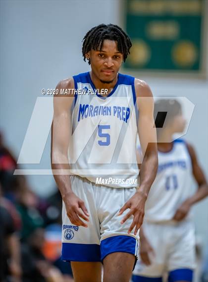 Thumbnail 1 in Moravian Prep vs. Word of God Christian Academy (Hoopstate MLK Classic - Kinston) photogallery.
