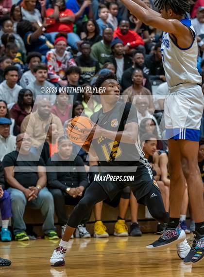Thumbnail 2 in Moravian Prep vs. Word of God Christian Academy (Hoopstate MLK Classic - Kinston) photogallery.