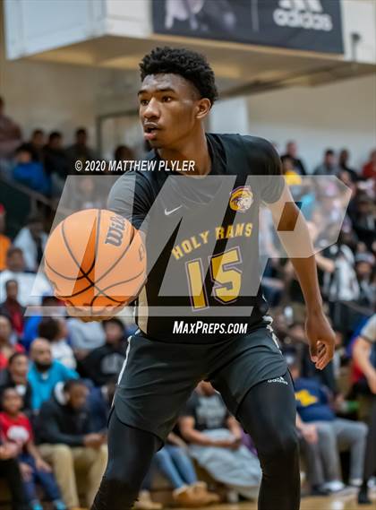 Thumbnail 3 in Moravian Prep vs. Word of God Christian Academy (Hoopstate MLK Classic - Kinston) photogallery.