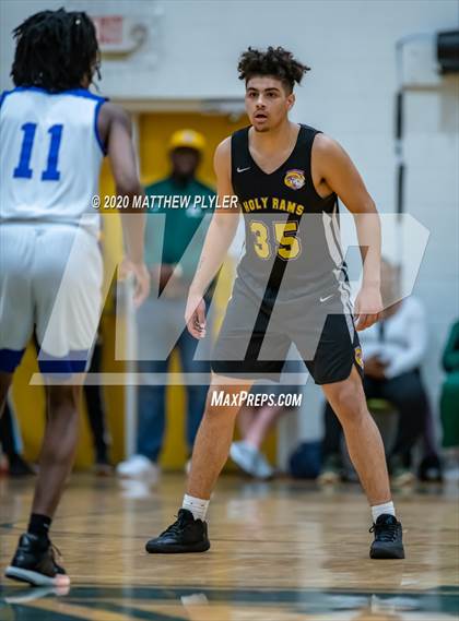 Thumbnail 3 in Moravian Prep vs. Word of God Christian Academy (Hoopstate MLK Classic - Kinston) photogallery.