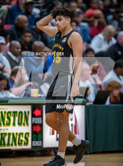 Thumbnail 2 in Moravian Prep vs. Word of God Christian Academy (Hoopstate MLK Classic - Kinston) photogallery.