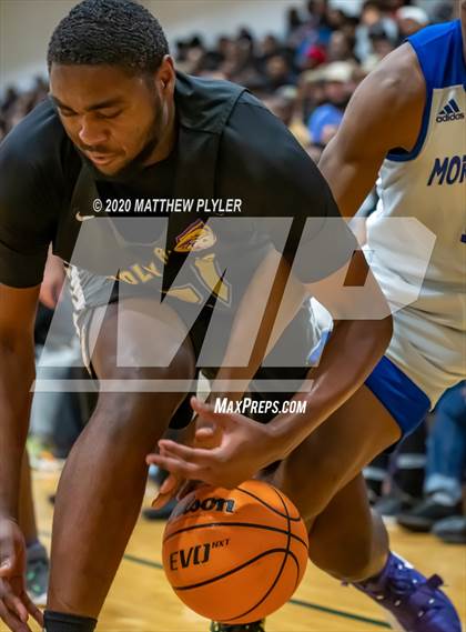 Thumbnail 3 in Moravian Prep vs. Word of God Christian Academy (Hoopstate MLK Classic - Kinston) photogallery.