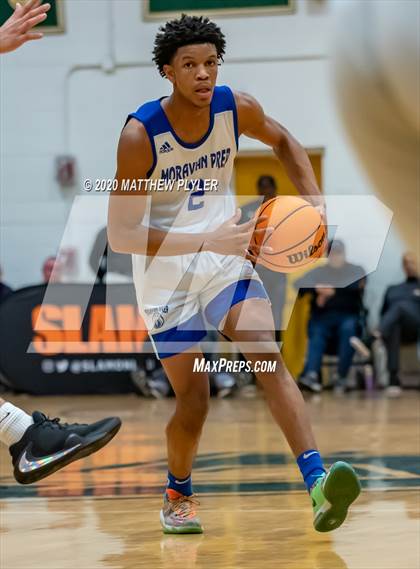 Thumbnail 3 in Moravian Prep vs. Word of God Christian Academy (Hoopstate MLK Classic - Kinston) photogallery.