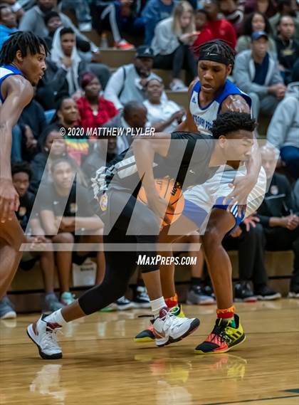 Thumbnail 1 in Moravian Prep vs. Word of God Christian Academy (Hoopstate MLK Classic - Kinston) photogallery.