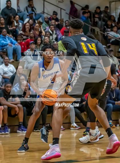 Thumbnail 1 in Moravian Prep vs. Word of God Christian Academy (Hoopstate MLK Classic - Kinston) photogallery.