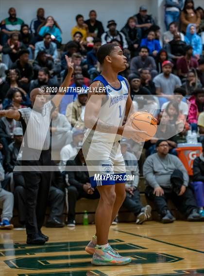 Thumbnail 2 in Moravian Prep vs. Word of God Christian Academy (Hoopstate MLK Classic - Kinston) photogallery.