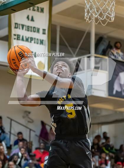 Thumbnail 3 in Moravian Prep vs. Word of God Christian Academy (Hoopstate MLK Classic - Kinston) photogallery.