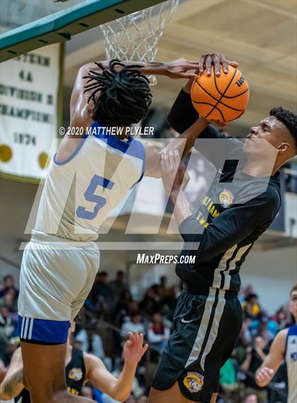 Thumbnail 3 in Moravian Prep vs. Word of God Christian Academy (Hoopstate MLK Classic - Kinston) photogallery.