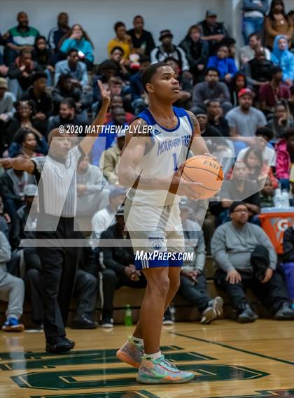 Thumbnail 1 in Moravian Prep vs. Word of God Christian Academy (Hoopstate MLK Classic - Kinston) photogallery.