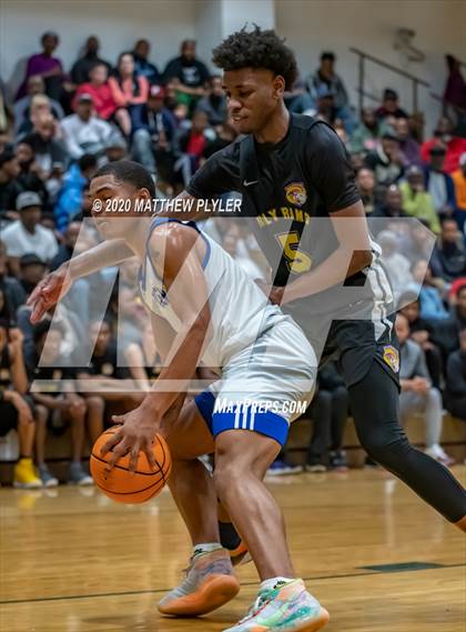 Thumbnail 3 in Moravian Prep vs. Word of God Christian Academy (Hoopstate MLK Classic - Kinston) photogallery.
